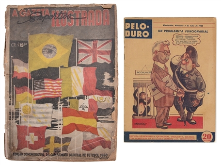 1950 World Cup Publications Including A Gazeta Esportiva (Letter of Provenance)